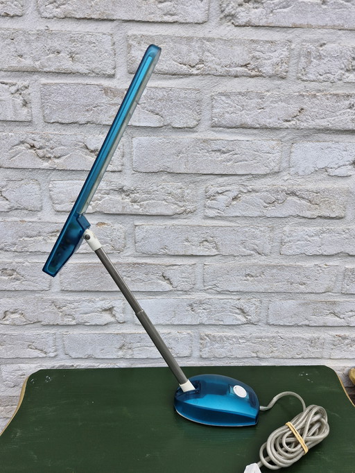 Artemide Microlight Designer-Tischleuchte - blau transparent