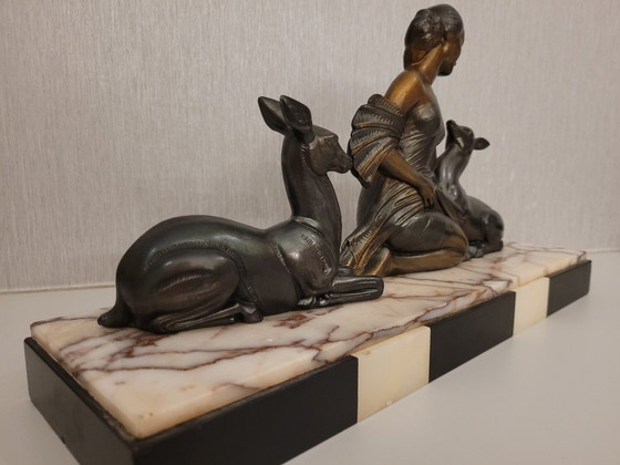 Image 1 of Sculpture Art Déco – signée MOLINS – vers 1930