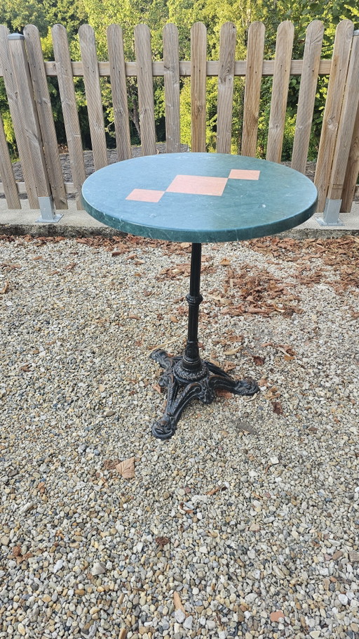1980s Bar Table with Cast Iron Base – tafels, Metal
