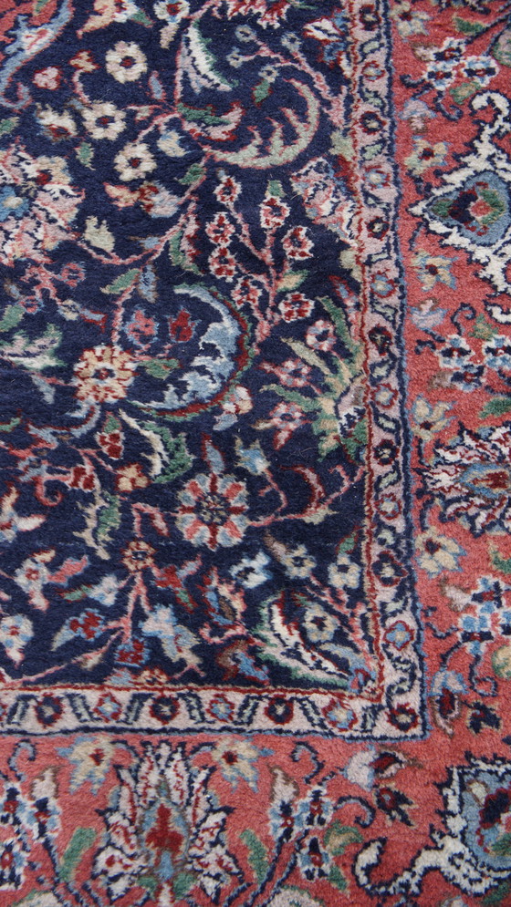 Image 1 of Grand chemin de table vintage de 6 mètres de long avec bleu