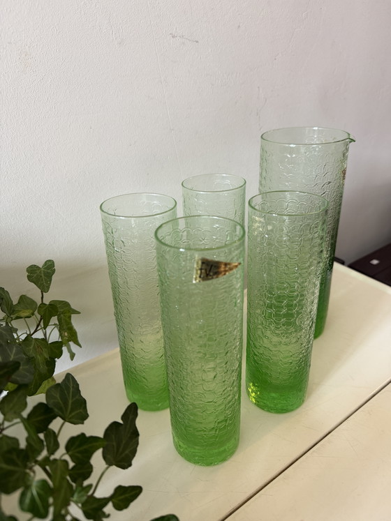 Fidenza Vetraria Carafe and Glasses Italian Design – Glass & Decanter (photo 2 of 6)