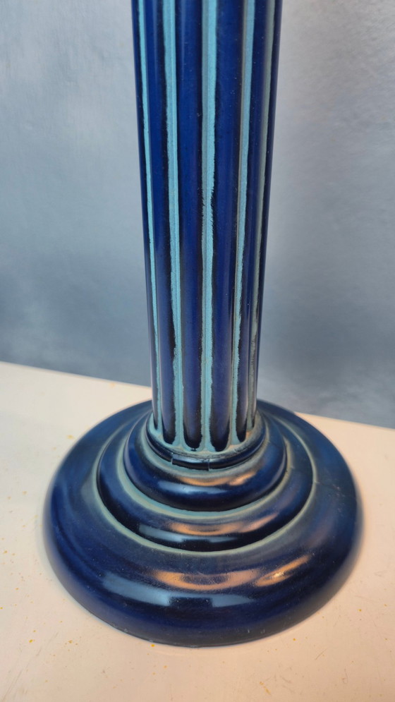 Image 1 of Set neoklassizistischer blauer Tischlampen