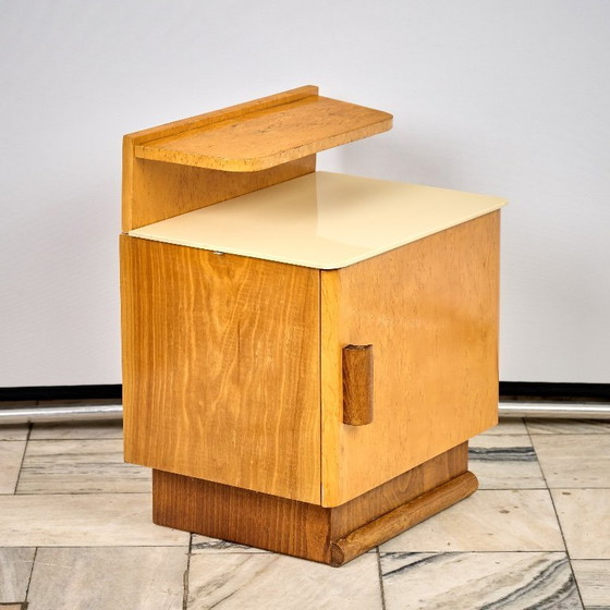 Image 1 of Set of two Art Déco nightstands by Jindřich Halabala, 1960s, Czechoslovakia
