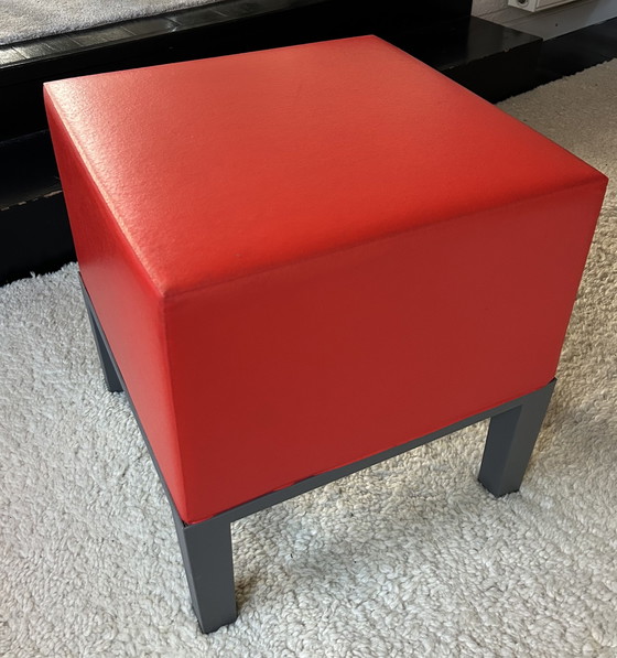 Image 1 of Quinze en Milan Primary Pouf rood