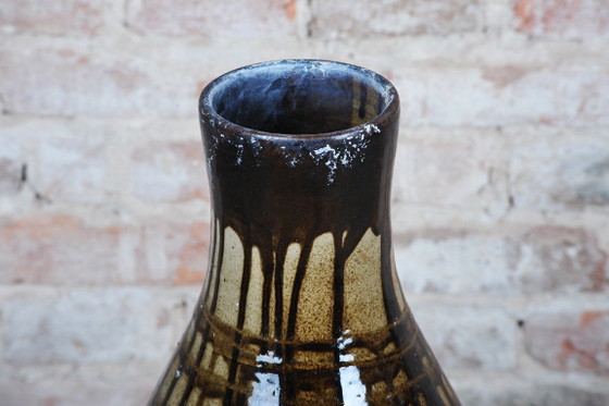 Original Mid-Century Vase, Ceramic, Well-Preserved Condition, Czech, 1950s (photo 4 of 8)