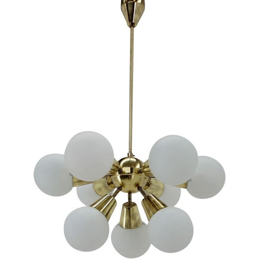 Lustre Sputnik vintage par Kamenick Šenov, Tchécoslovaquie 1960
