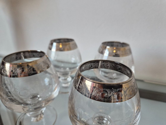 Image 1 of Copas de coñac antiguas de Murano Medici