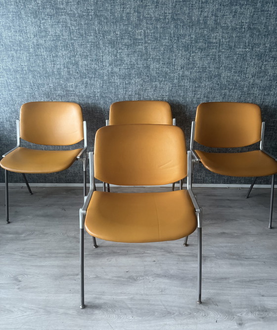 Image 1 of 4 sillas DSC106 de Giancarlo Piretti para Castelli, década de 1960