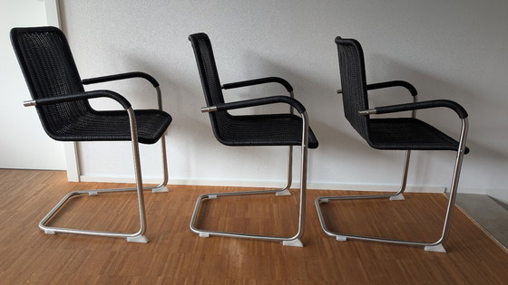 Image 1 of 6x Tecta H2E Freischwinger – Design Klassiker