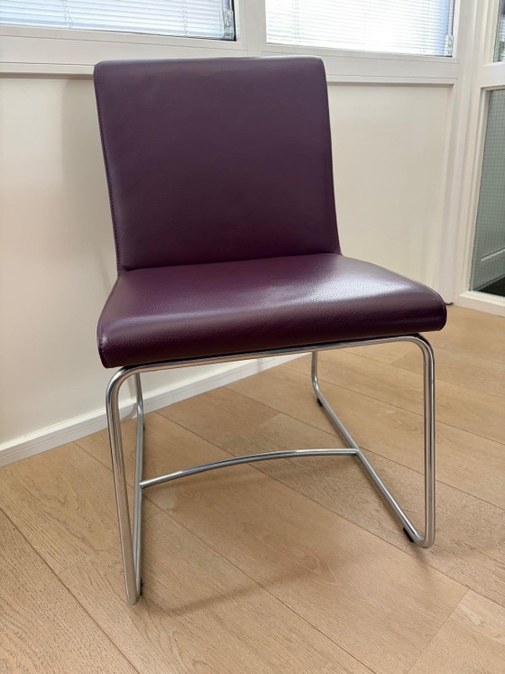 Image 1 of 4x Leolux dining chairs