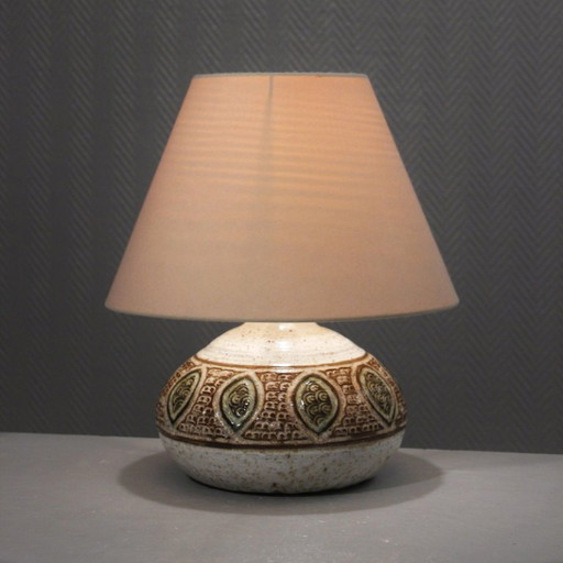 Marcel Giraud in Vallauris - Large lamp base with stamped decoration, France, 1960s