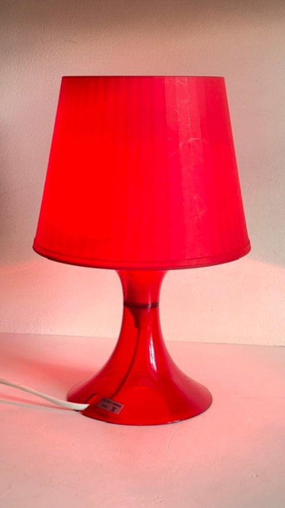 Red Ikea Vintage Lamp – Table lamps, Plexiglass (photo 19 of 24)