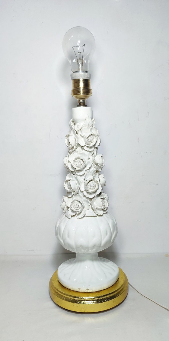 Image 1 of Keramische tafellamp uit Manises, Spanje, jaren 1970.