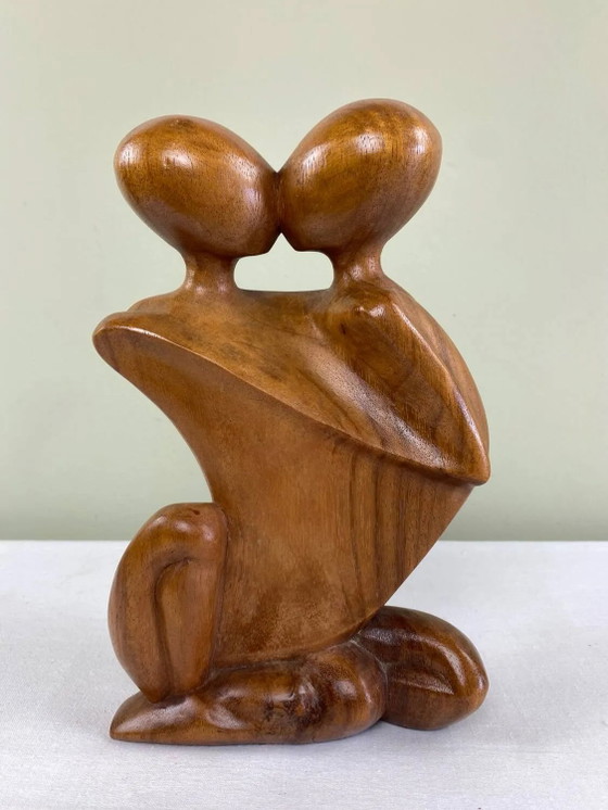 Coppia di sculture abbracciate – Wood, Abstract (photo 8 of 9)