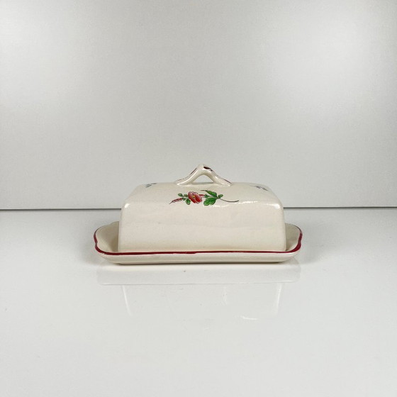 Image 1 of KG Luneville Butterdose, Modell Réverbère, 1950, Steingut