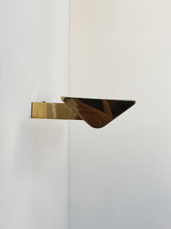 Image 1 of Paire d'appliques vintage laiton massif, France, 1970