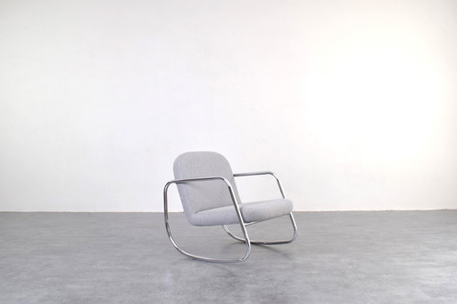 German Bauhaus Rocking Chair, 1960s