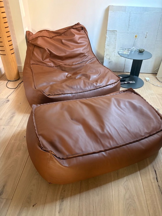 Verzelloni Zoe Fauteuil En Poef – Leather (photo 2 of 5)