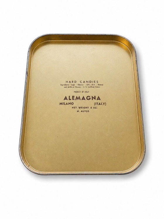 Image 1 of Scatola in latta porta caramelle Alemagna