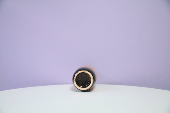 Image 1 of vaso marrone e arancione fiammato Germania Ovest