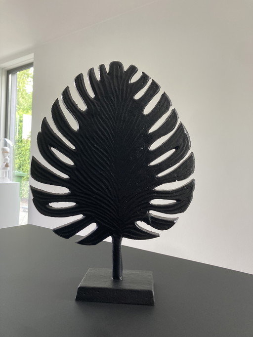 Decorative ornament of Monstera leaf, brand Light&Living