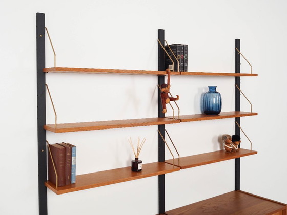 Image 1 of Systeemboekenkast in eikenhout, PS Systeem, Deens ontwerp, jaren 60, productie: Randers Møbelfabrik