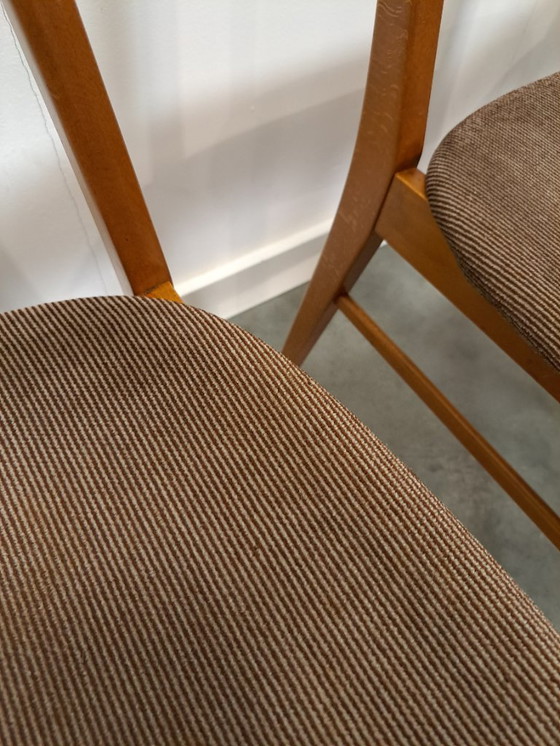 Image 1 of Set of 4 Deense teak Farstrup Møbler Model 210 eetkamerstoelen, dining chairs