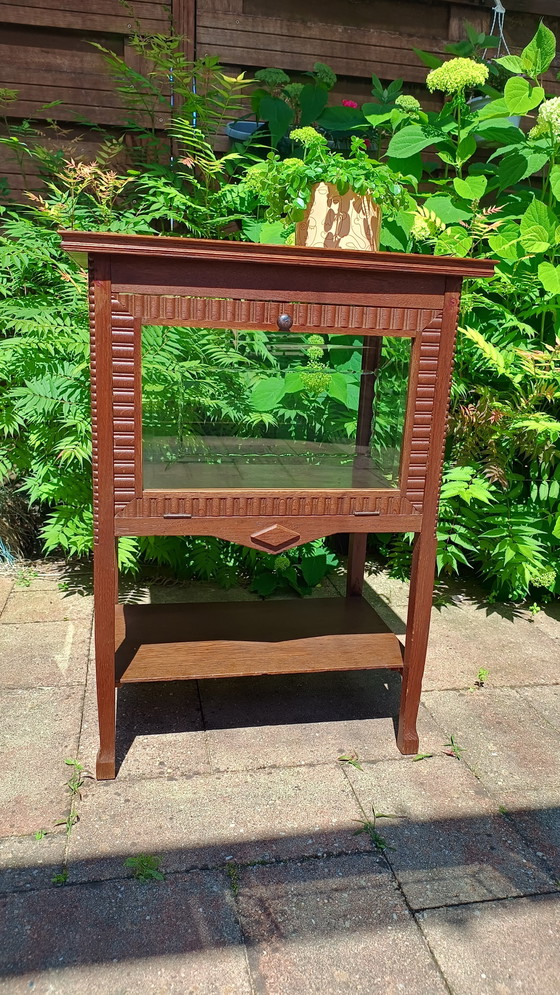 Image 1 of Mobiletto da tè Art Déco della scuola di Amsterdam