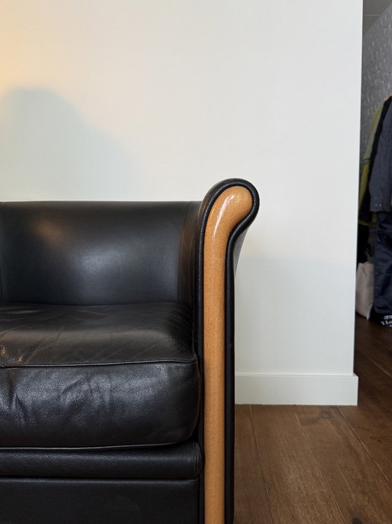 Image 1 of Leather club set by Antonio Citterio for Moroso, 1980s