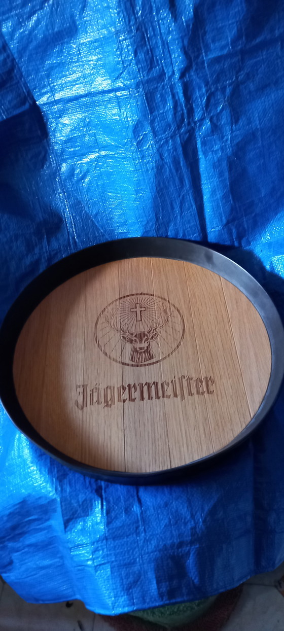 Image 1 of Plateau Jägermeister en bois dans sa boîte d'origine