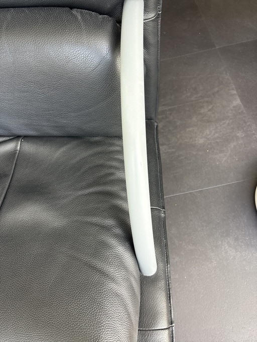 Rolf Benz Fauteuil – Leather, Metal