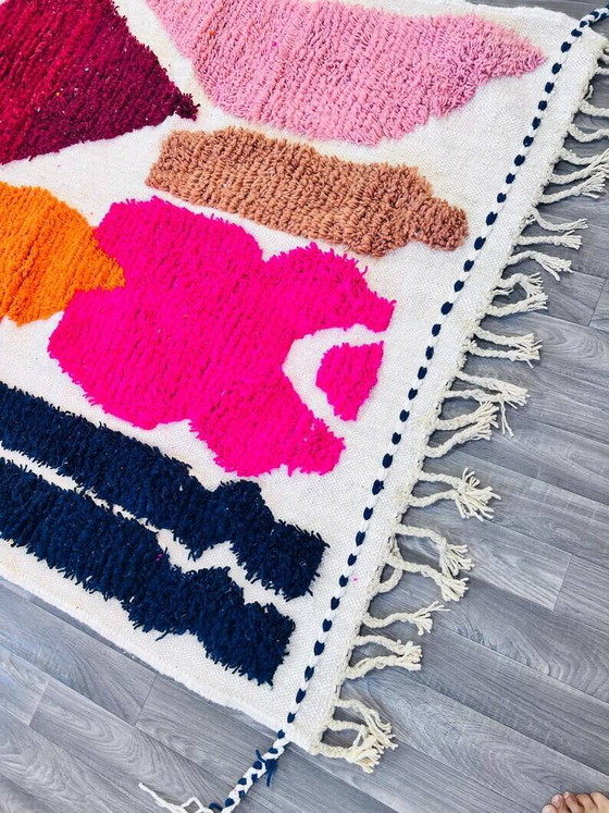 Marokkaans Berber vloerkleed van veelkleurige wol, 200cm x 300cm – Vloerkleden en tapijten, Wool (photo 5 of 12)
