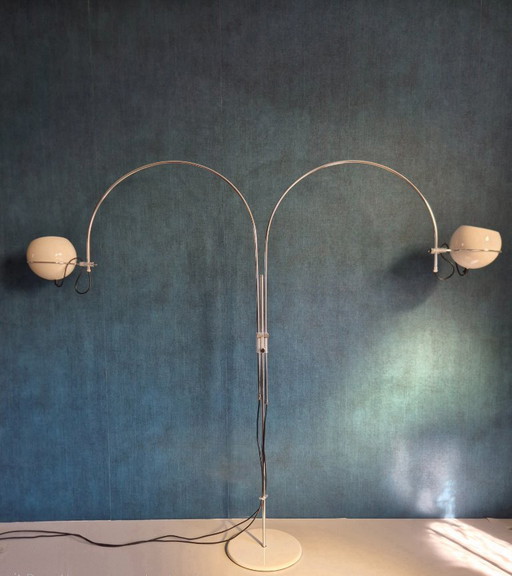 Vintage vloerlamp - Gepo 300 dubbele booglamp - Jaren 70