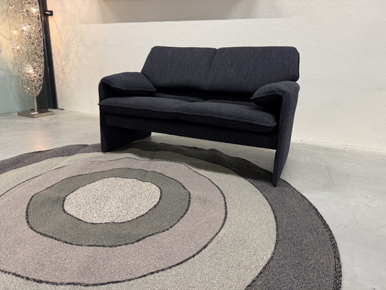 Image 1 of Leolux Bora Beta 2 Zits Bank Migo Bay blauw stof 