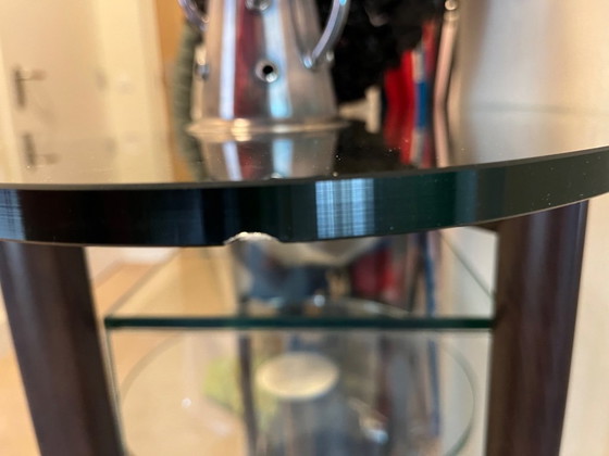 Image 1 of 1991 Fontana Arte , Design Daniella Puppa, set van 3 glazen tafels