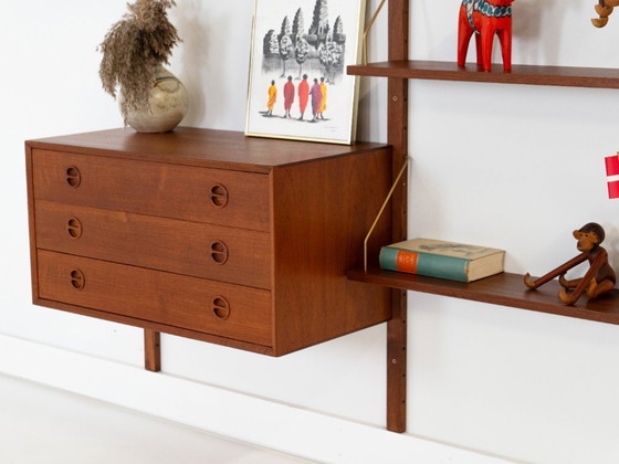 Teak Modular Shelving Unit, Danish Design, 1960s, Made In Denmark – Wood (photo 5 of 15)