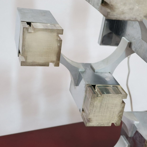 Image 1 of Sciolari Cubic pendant lamp, 1970s design