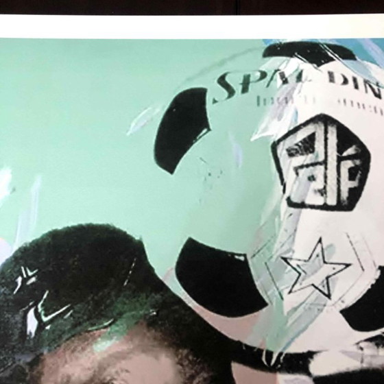 1990s After Andy Warhol "Pele" Lithograph – Lithographs & prints, Paper (photo 8 of 11)