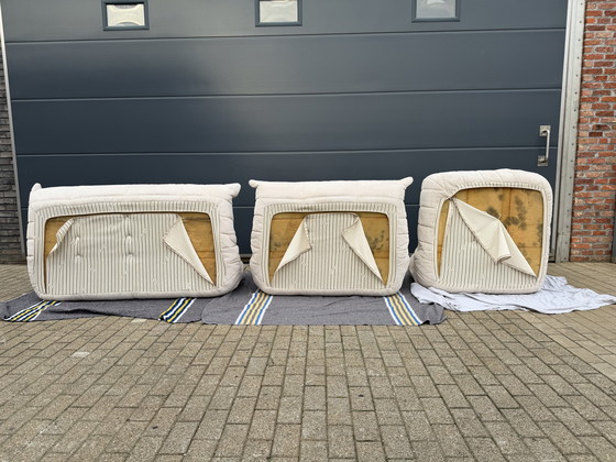 Image 1 of Ligne Roset Togo 3-seater, 2-seater and corner sofa in Beige Corduroy