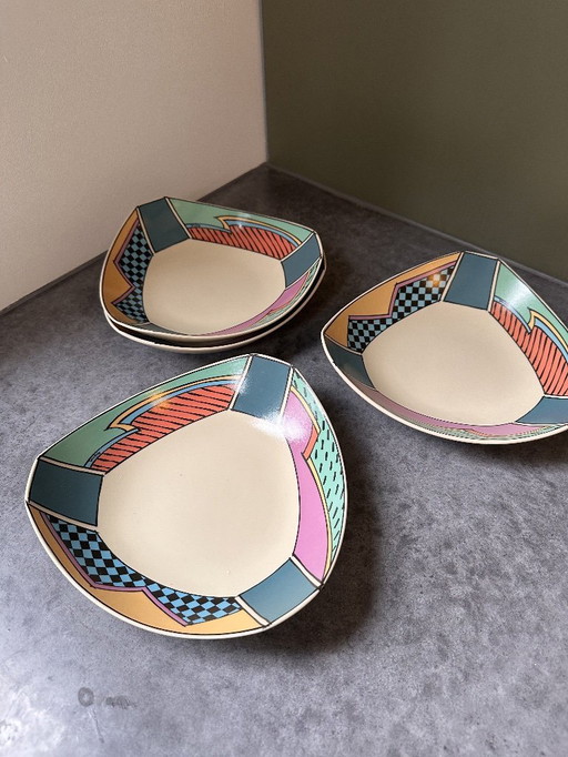 4x piatti fondi Dorothy Hafner Rosenthal