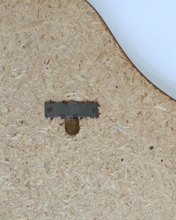 Image 1 of Vintage brass organic mirror asymmetrical