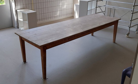 Image 1 of Extra grote teak houten tafel