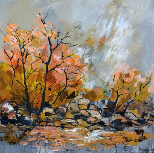 Along the River in Autumn