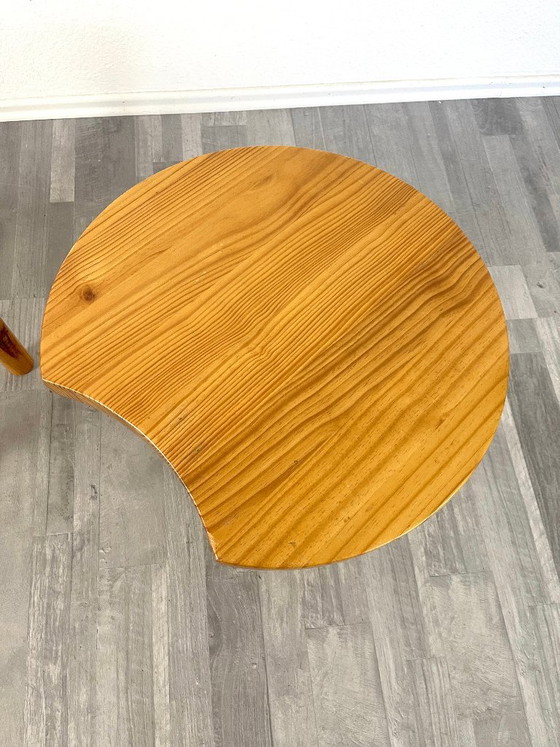 2x Zweedse bijzettafels, massief grenenhout, design uit de jaren 70 – Wood (photo 5 of 11)
