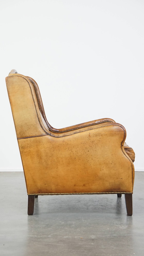 Image 1 of Vintage Schapenleren Fauteuil