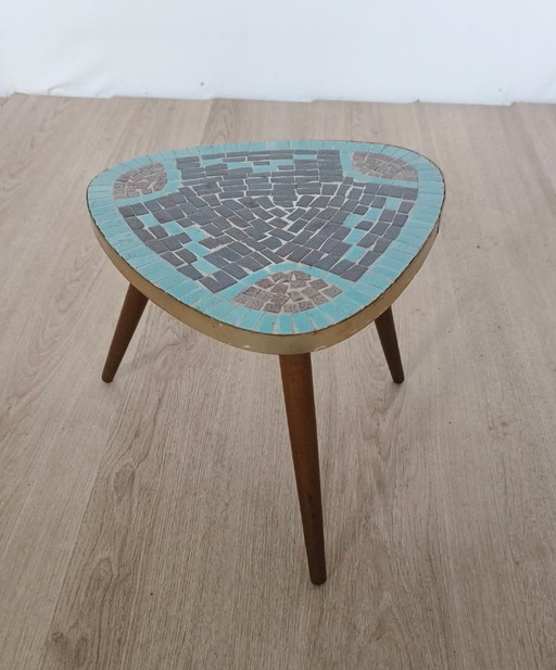 1950s Ceramic Side Table – bijzettafels, Metal (photo 2 of 7)
