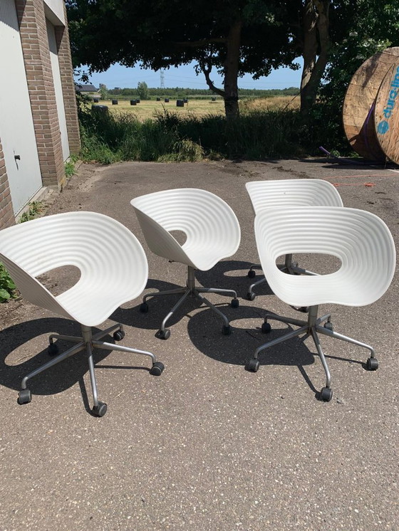 Image 1 of Vitra - 4 sillas giratorias Vitra Tom Tac de Ron Arad de 1999