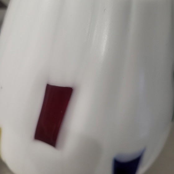 Image 1 of Table lamp in colored glass, Zicoli Italy