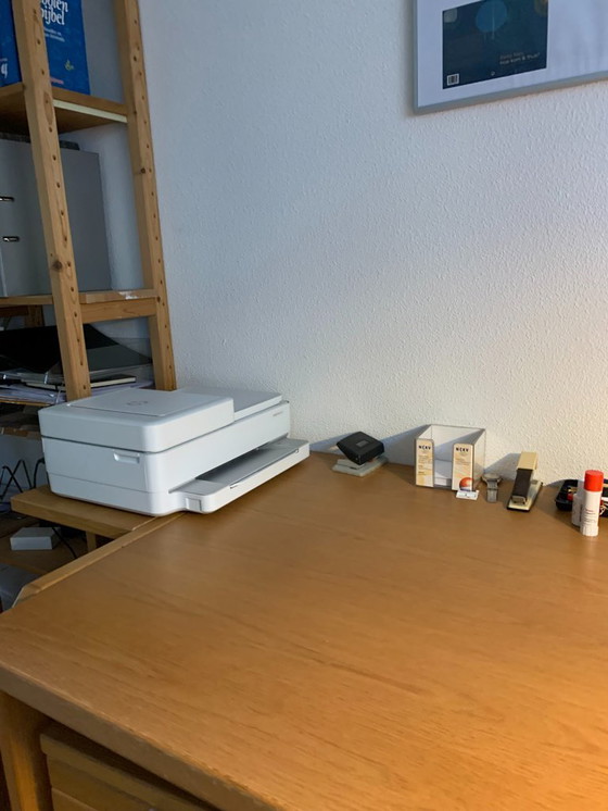 Image 1 of Desk with chest of drawers