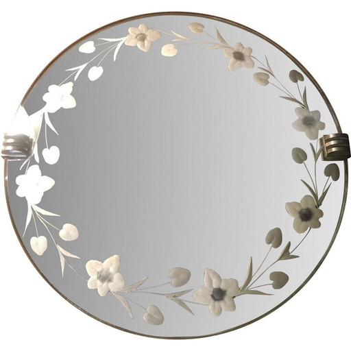 Miroir rond vintage